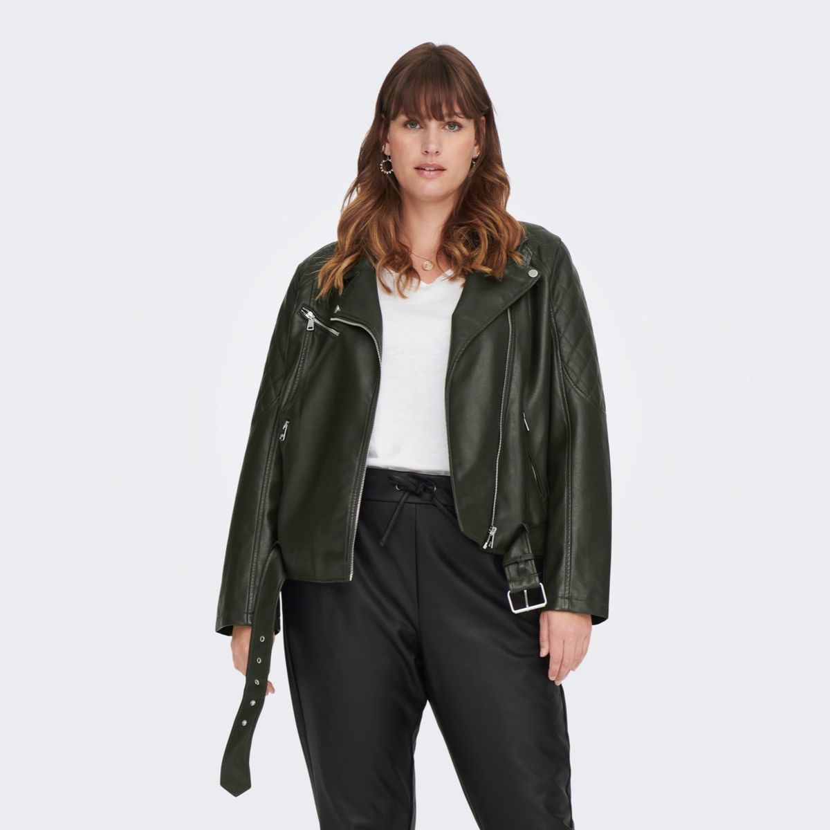 ONLY - Chaqueta Pu Curve Mujer Only