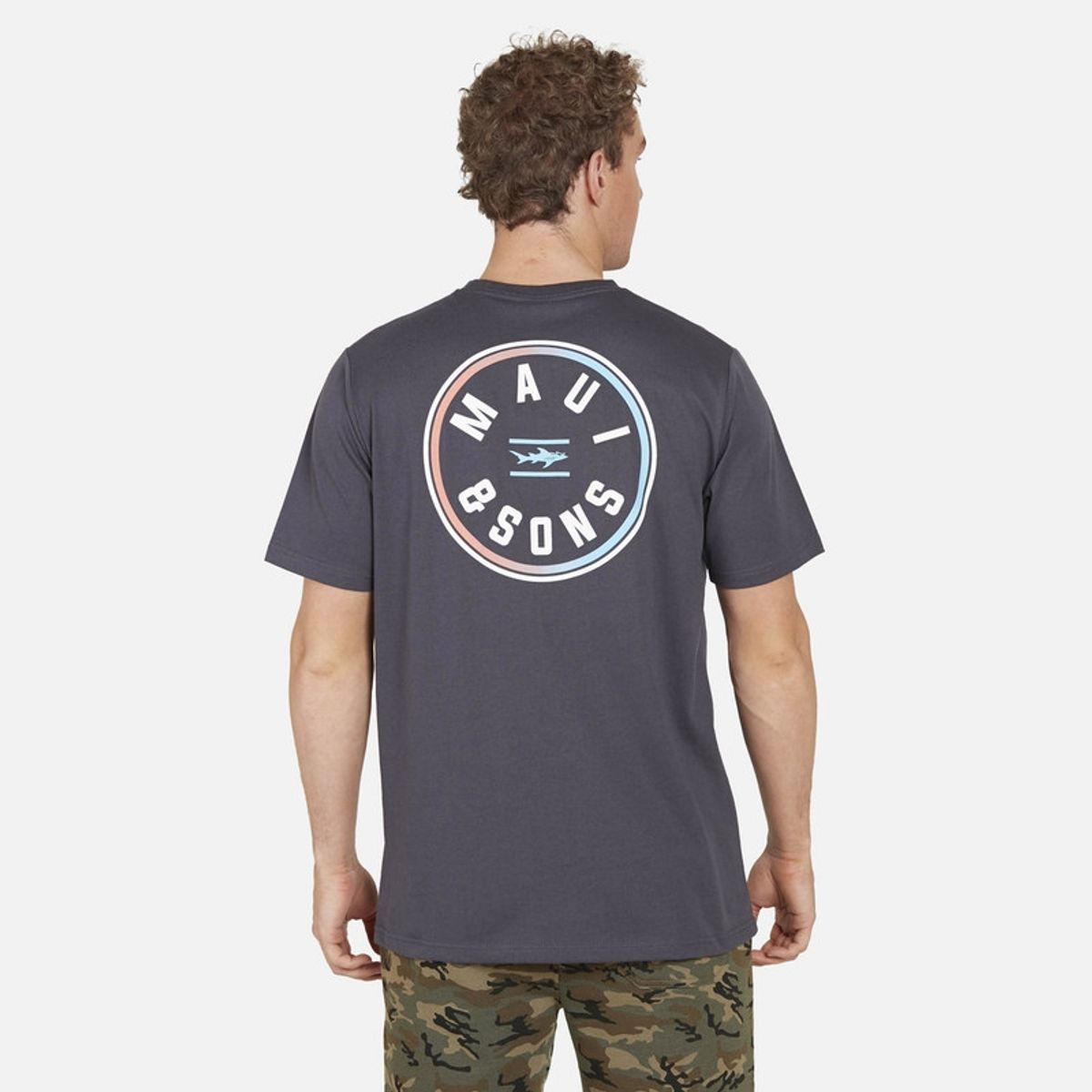 MAUI AND SONS - Polera Manga Corta Gris