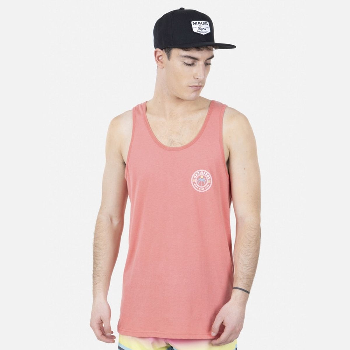 MAUI - Polera Sin Mangas Rosada