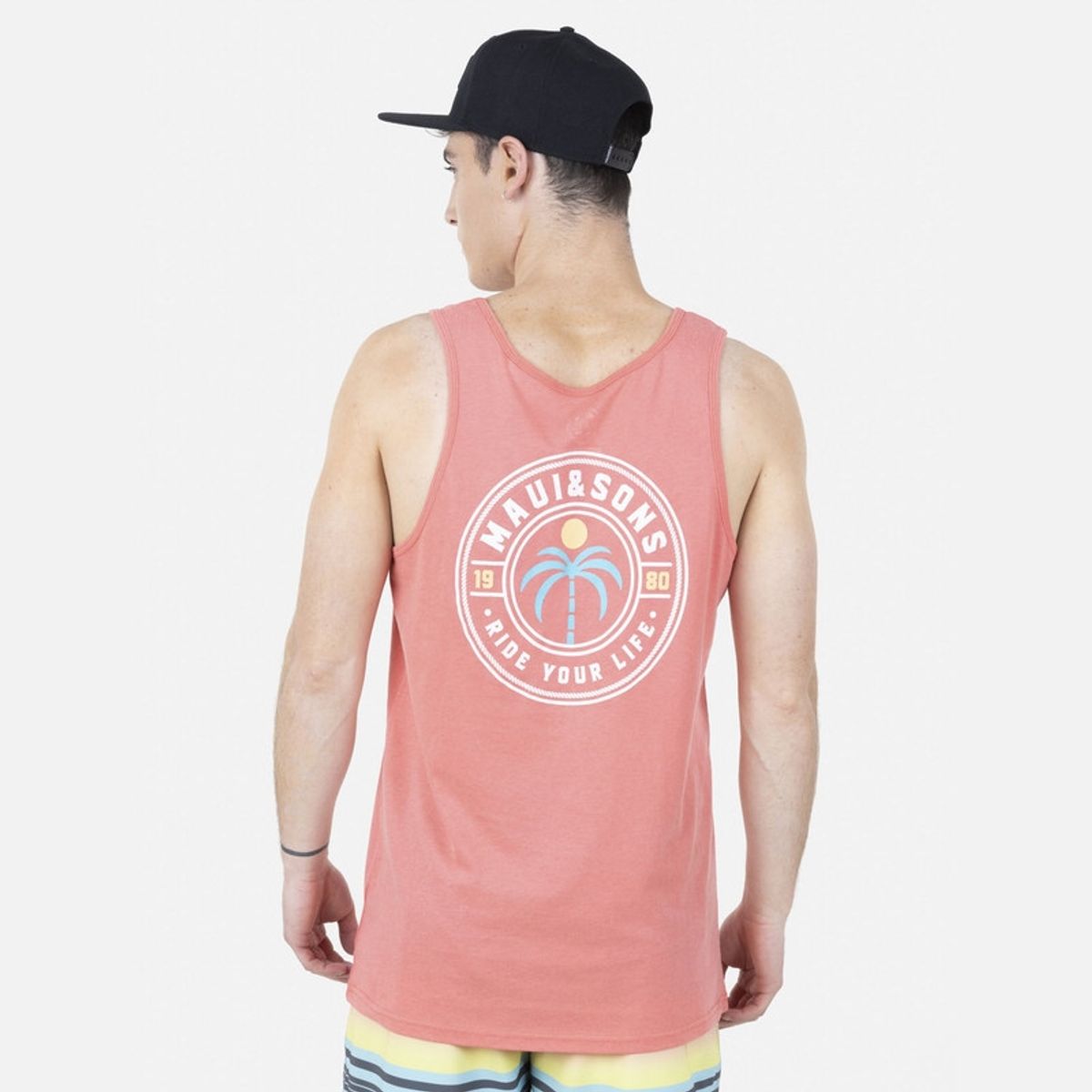 MAUI - Polera Sin Mangas Rosada