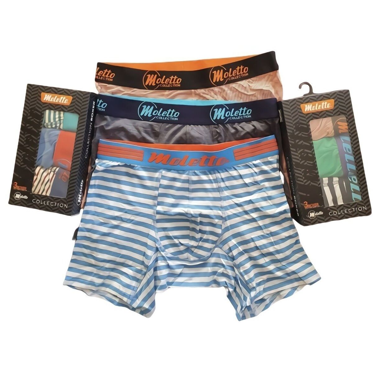 MOLETTO - Boxer Moletto Algodón Tripack