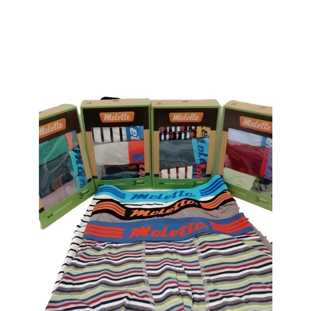 MOLETTO - Boxer Moletto Algodón Tripack