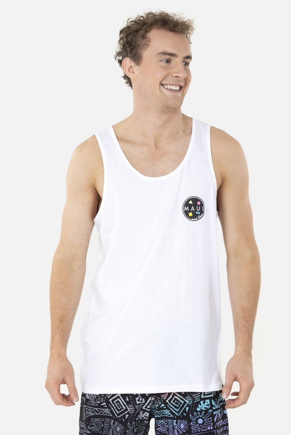 MAUI - Polera Sin Mangas Blanca