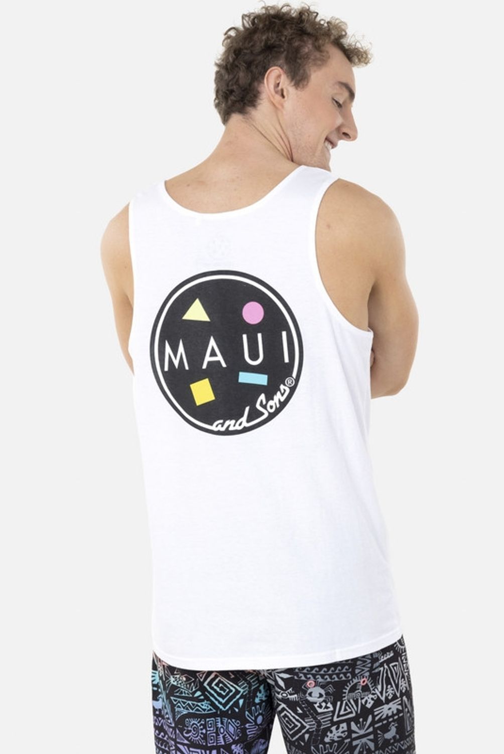 MAUI - Polera Sin Mangas Blanca