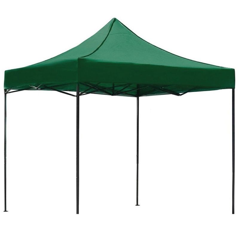 JARDIMEX - Toldo Plegable 3x3 Impermeable Retractil Verde