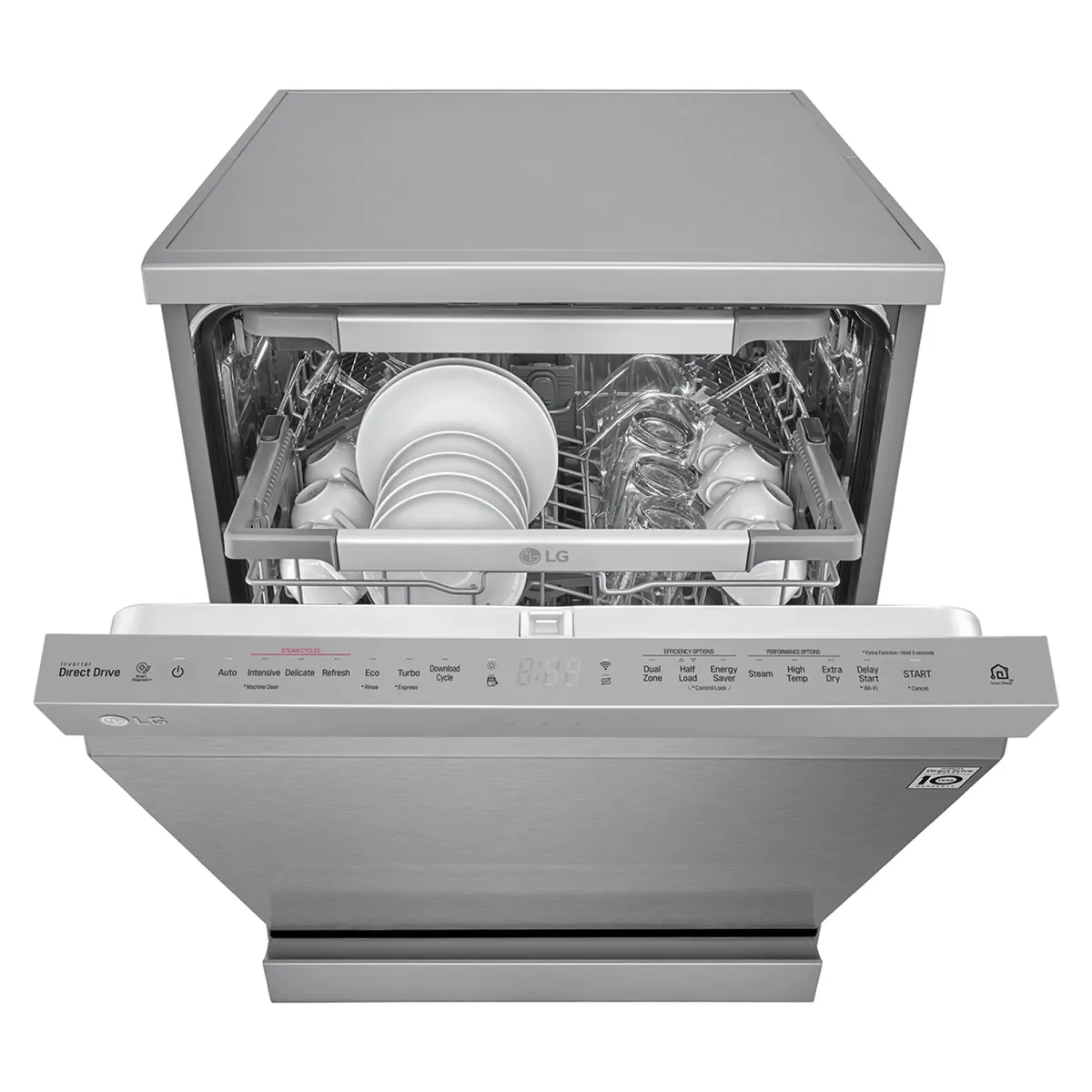 LG - Lavavajillas 14 cubiertos con QuadWash y TrueSteam Lg