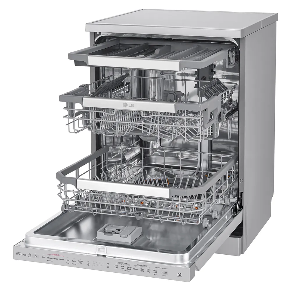 LG DF425HSS 14 Cubiertos Steel, foto 5
