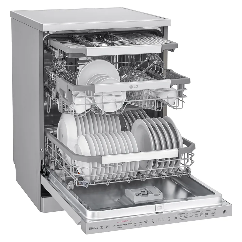 LG DF425HSS 14 Cubiertos Steel, foto 6
