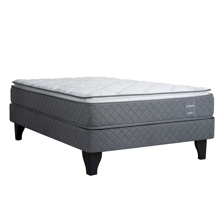 CELTA Cama Europea Altamira 1.5 Plazas X 1.90Mt