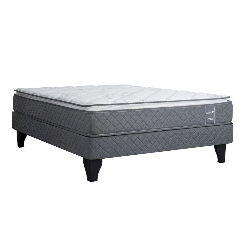 CELTA - Cama Europea Altamira 2 Plazas X 1.90Mt Base Normal Celta