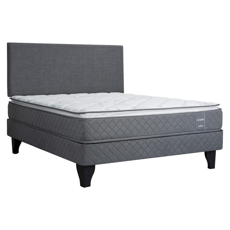 CELTA Cama Europea Altamira 1.5 Plazas X 1.90Mt