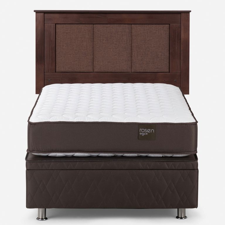 Cama Baúl New Ergo T 1 Plaza X 2.00 Mt + Respaldo
