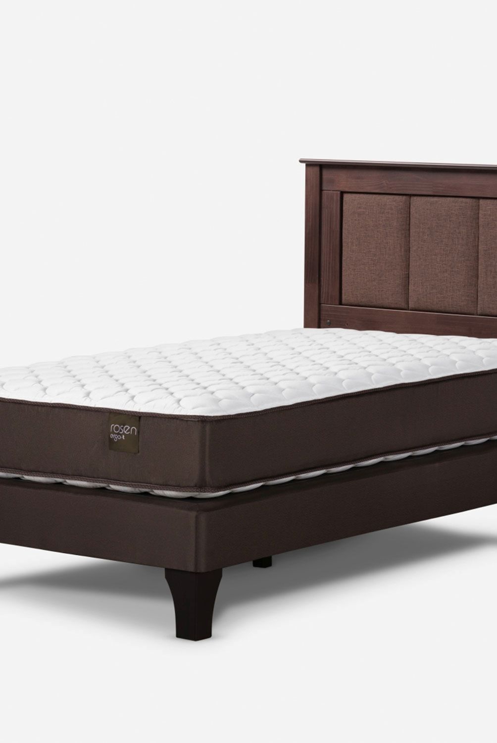ROSEN - Cama Europea Ergo T 1.5 Plazas + Respaldo Rosen