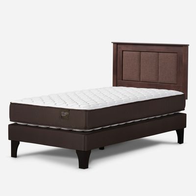 Imagen 2 del producto Cama Europea 1.5 Plazas Ergot +Respaldo Rachel