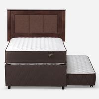 Cama Nido 1.5 Plazas Ergot + Respaldo Rachel