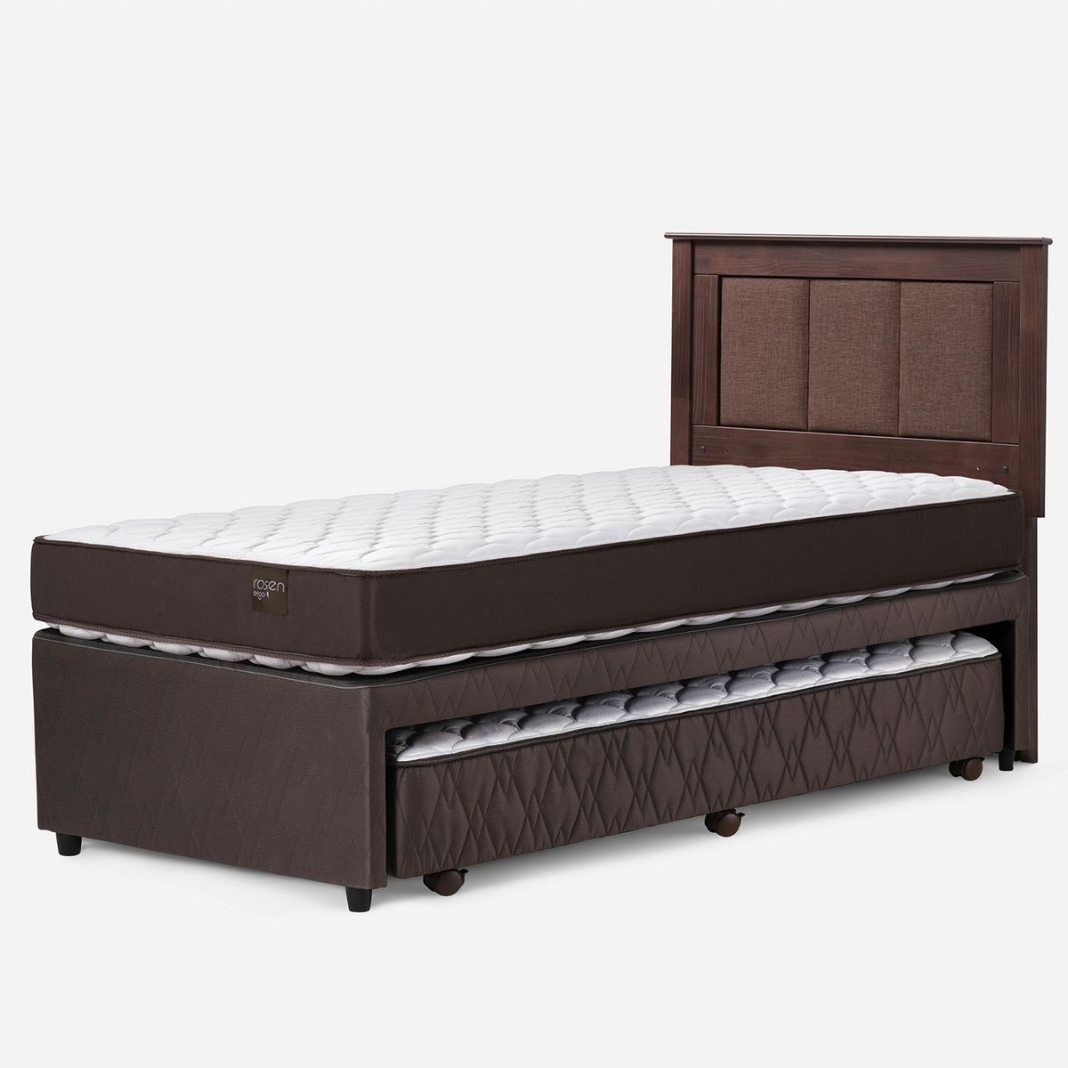 ROSEN - Cama Nido New Ergo T 1.5 plazas x 2.00 mt + Respaldo Rosen