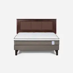 ROSEN - Cama Europea New Style 6 2 Plazas + Respaldo