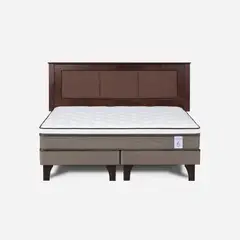 ROSEN - Cama Europea New Style 6 King + Respaldo