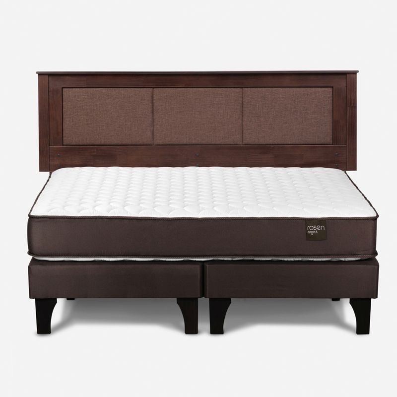 ROSEN - Cama Europea Ergo T King + Respaldo Rosen
