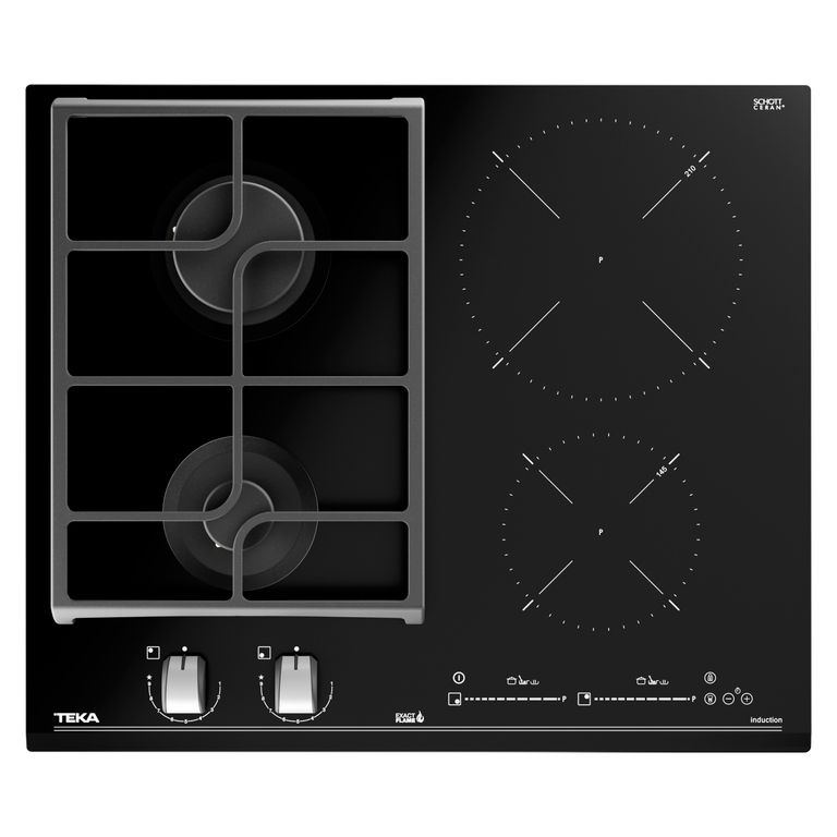 TEKA Encimera Gas + Inducción 4Q Jzc 64322 Abb Bk