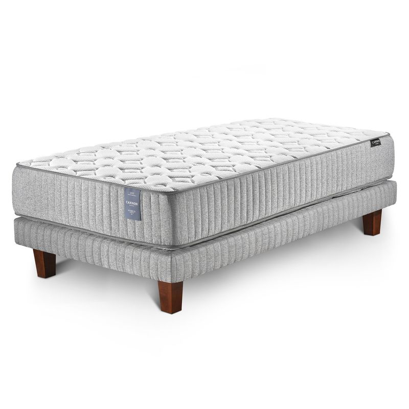 CANNON - Cama Europea Hybrid Vis 1.5 Plazas Cannon