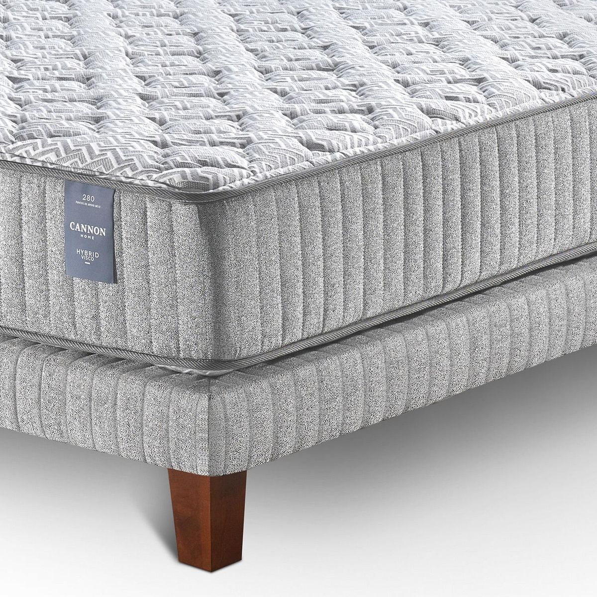 CANNON - Cama Europea Hybrid Vis 1.5 Plazas Cannon