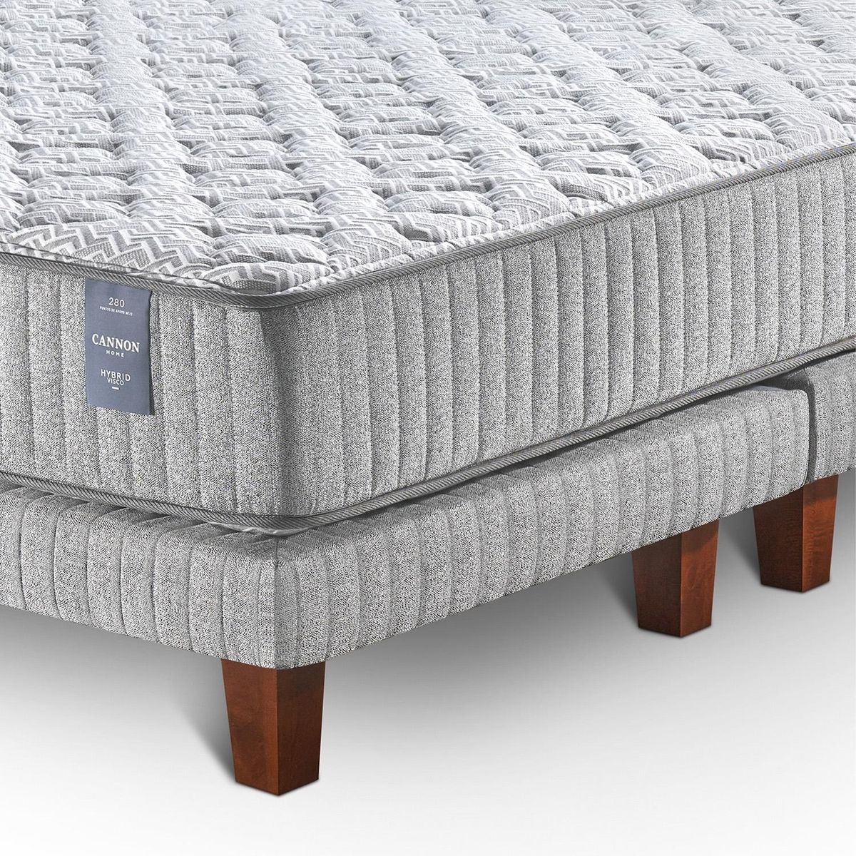 CANNON - Cama Europea Hybrid Vis 2 Plazas Cannon