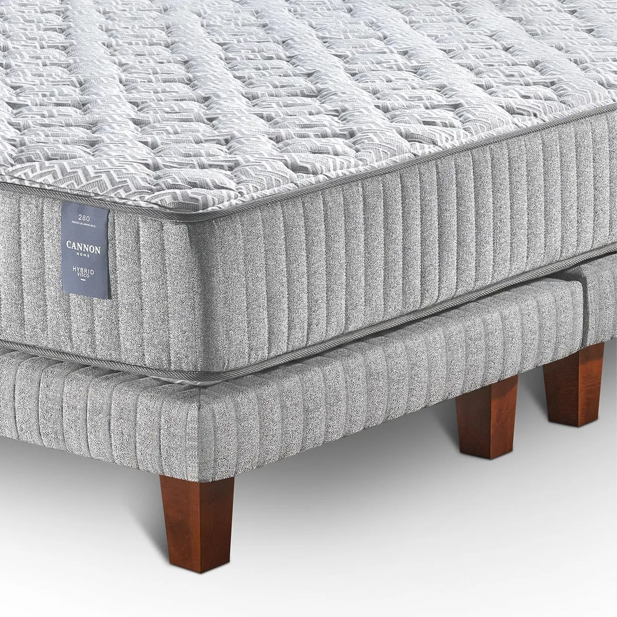 CANNON - Cama Europea Hybrid Visco Super King