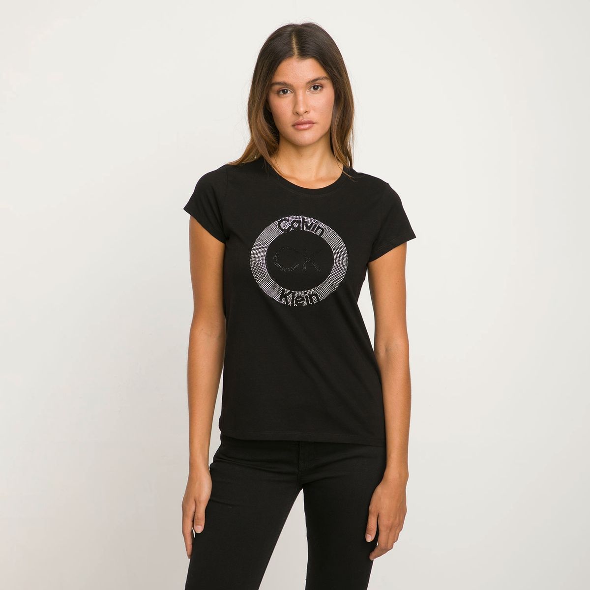 CALVIN KLEIN - Polera Manga Corta Mujer Calvin Klein