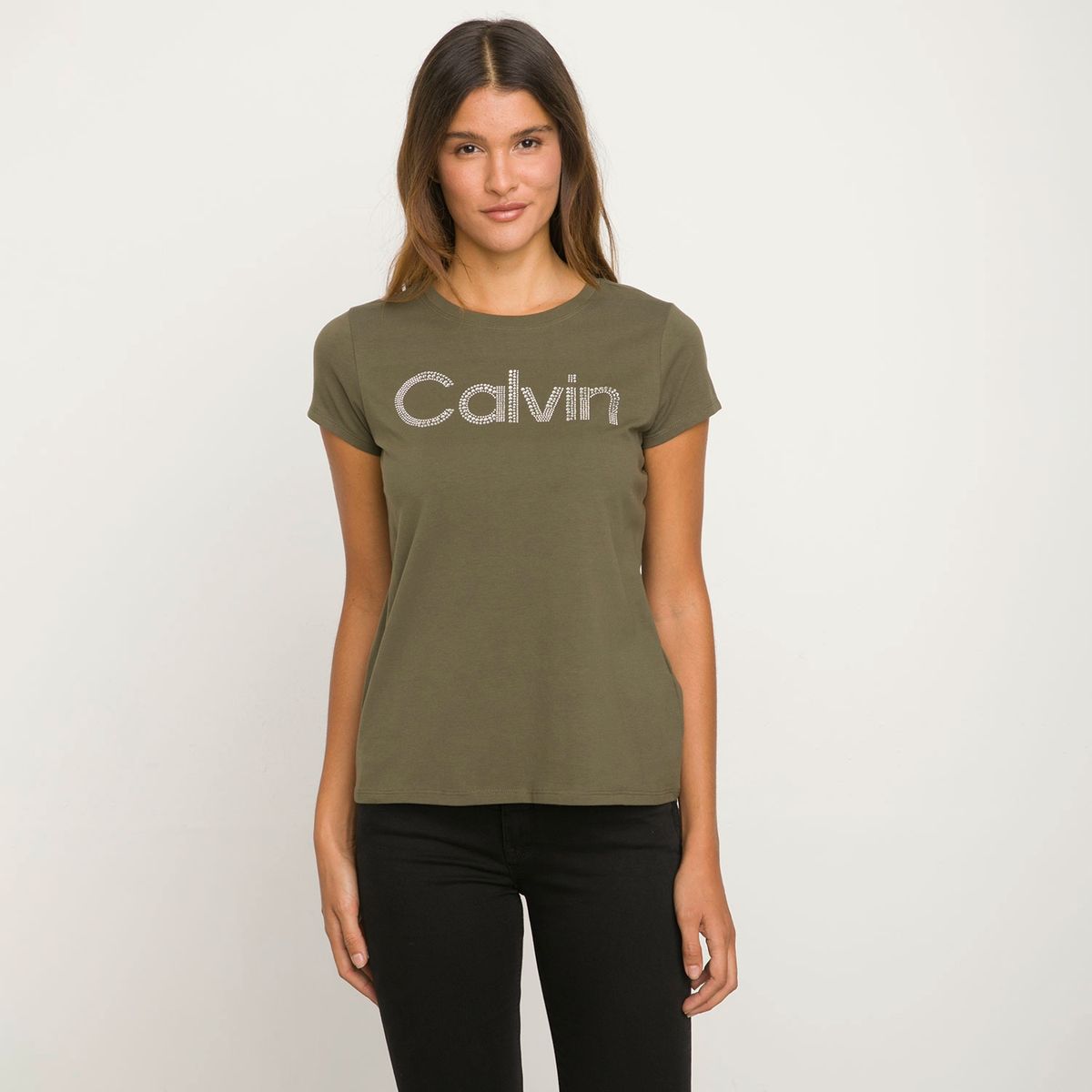 CALVIN KLEIN - Polera Manga Corta Mujer Calvin Klein