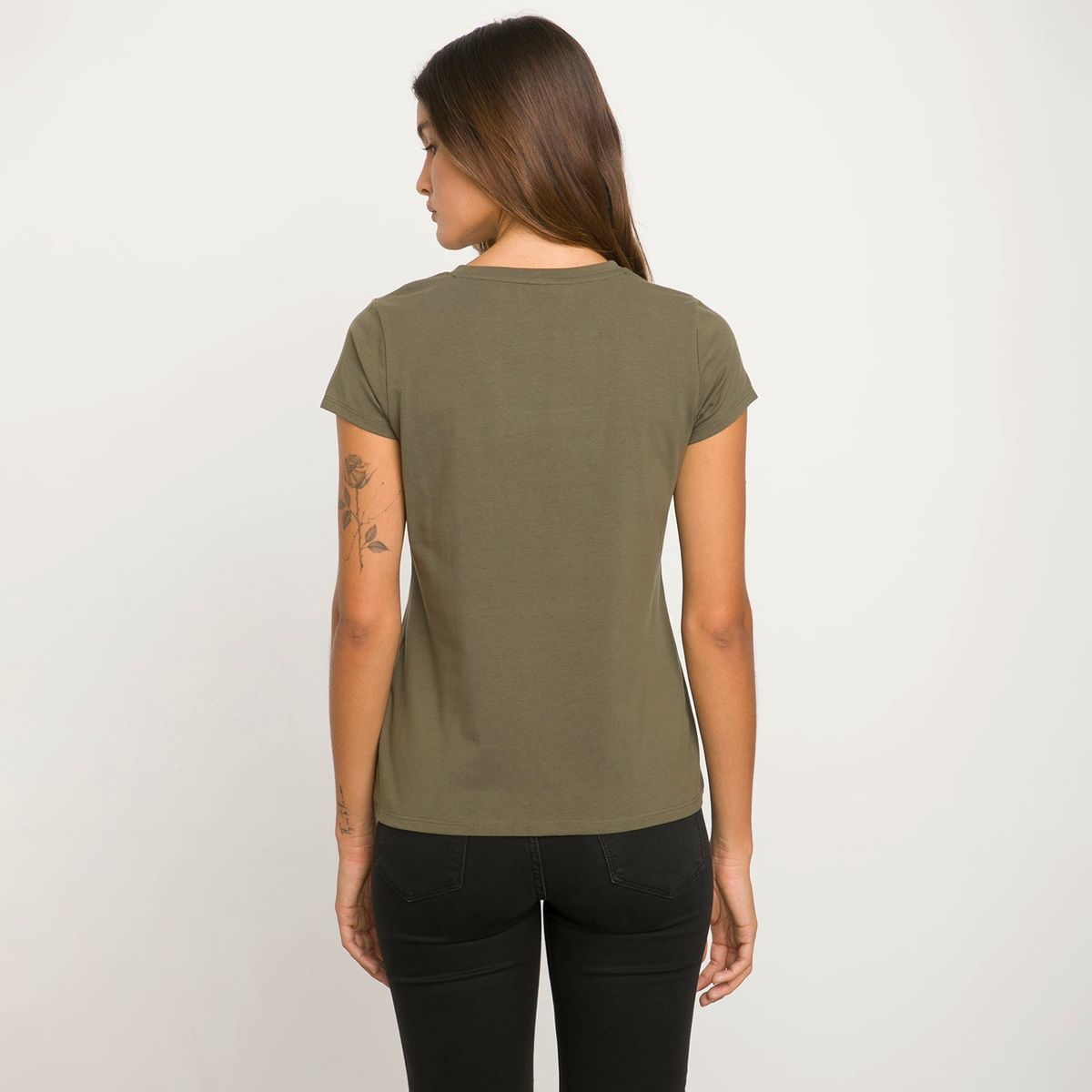 CALVIN KLEIN - Polera Manga Corta Mujer Calvin Klein