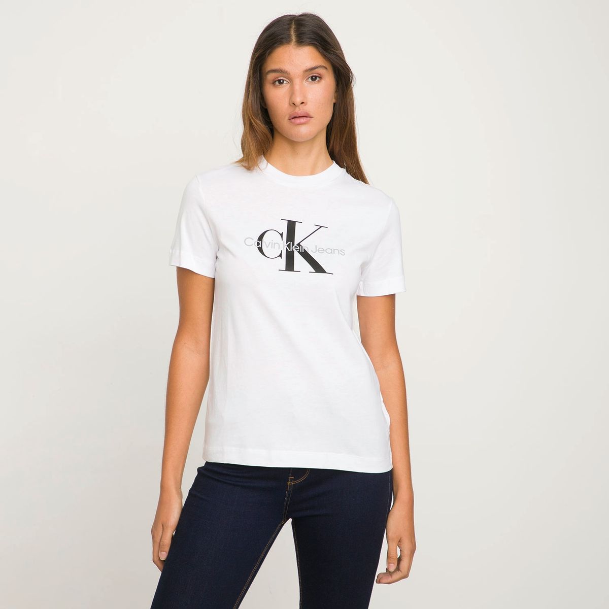 CALVIN KLEIN - Polera Manga Corta Mujer Calvin Klein