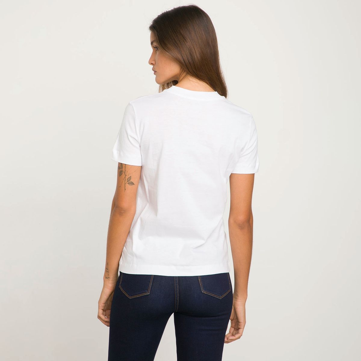 CALVIN KLEIN - Polera Manga Corta Mujer Calvin Klein