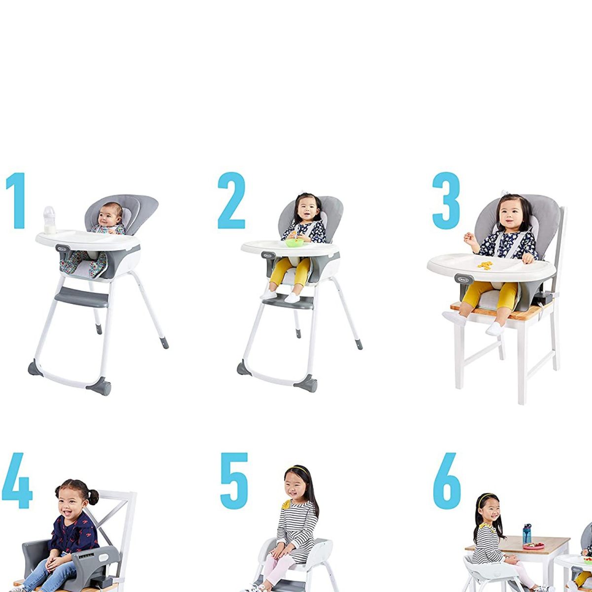 GRACO - Silla de comer Made2Grow Tasha Graco