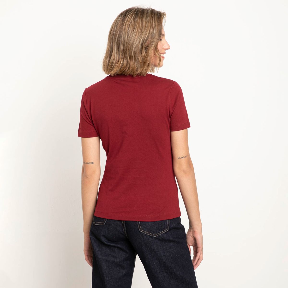 TOMMY HILFIGER - Polera Manga Corta Mujer Tommy Hilfiger