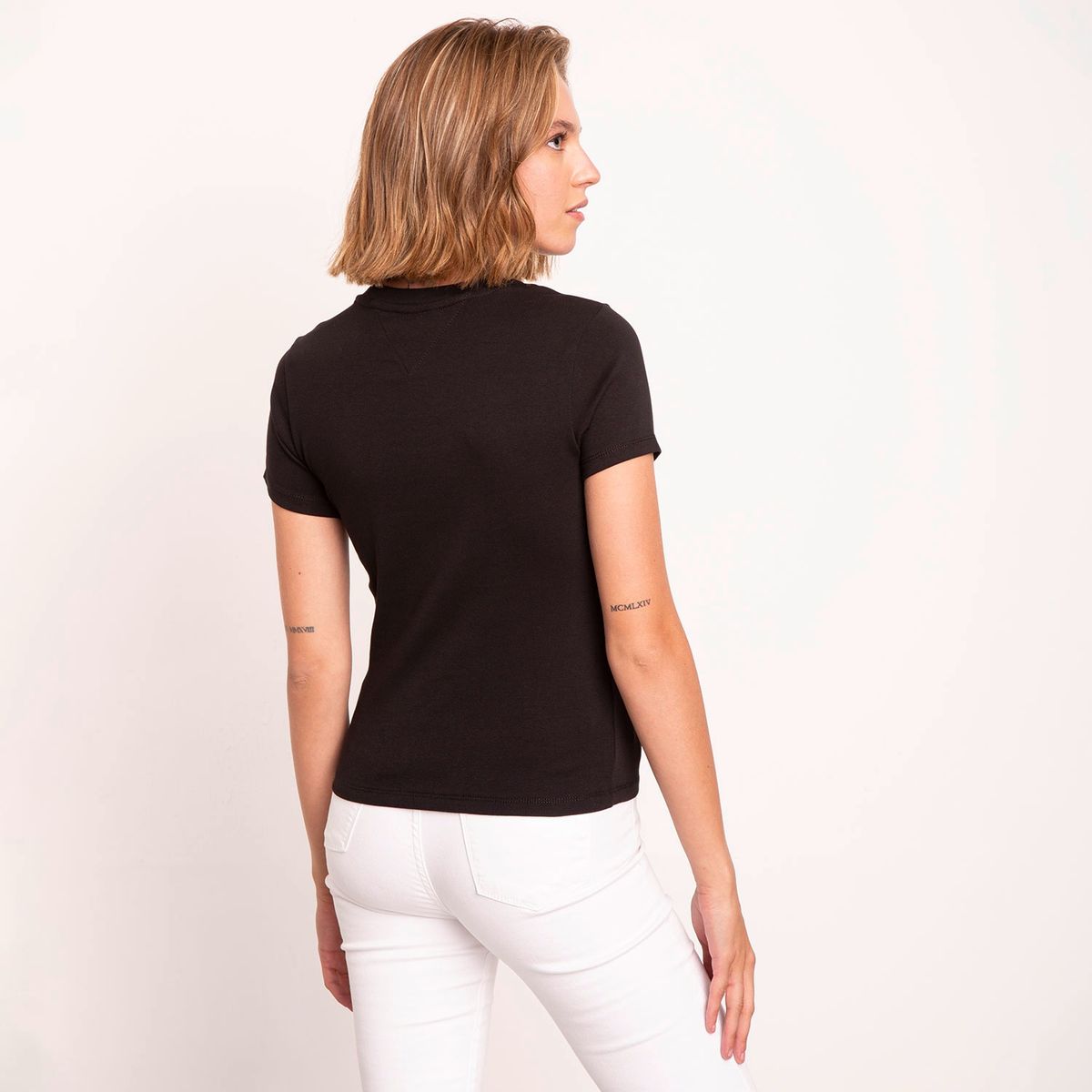 TOMMY HILFIGER - Polera Manga Corta Mujer Tommy Hilfiger