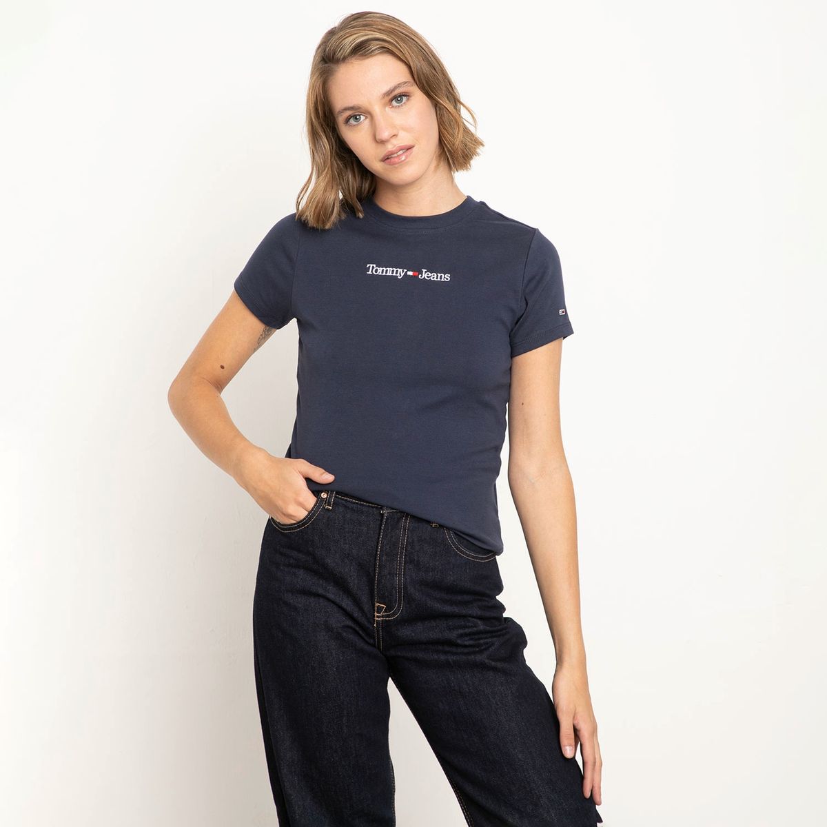 TOMMY HILFIGER - Polera Manga Corta Mujer Tommy Hilfiger
