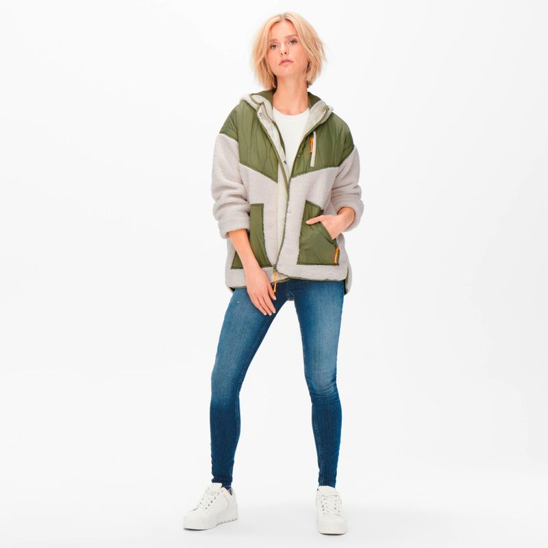 ONLY - Chaqueta Teddy Mujer Only