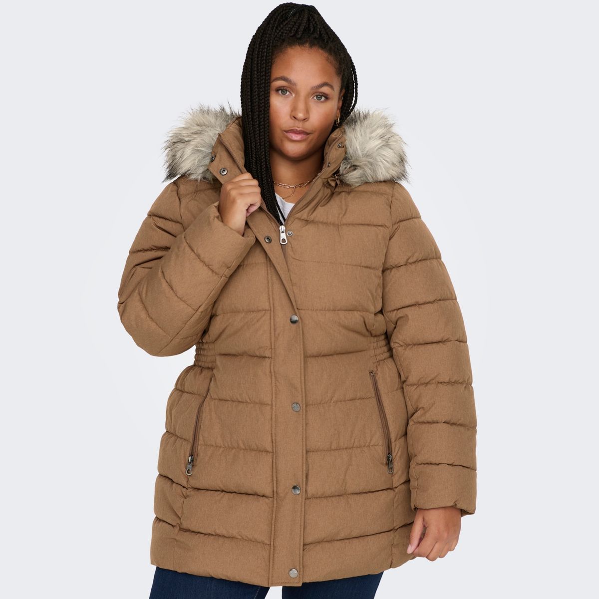 ONLY - Parka Larga Curve Mujer Only