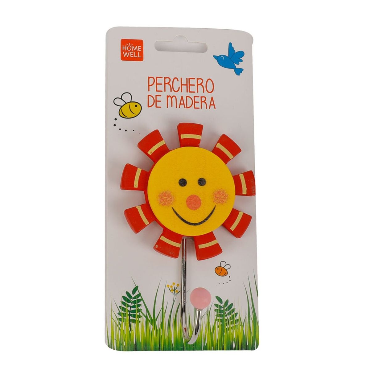 HOMEWELL - Perchero Madera Sol