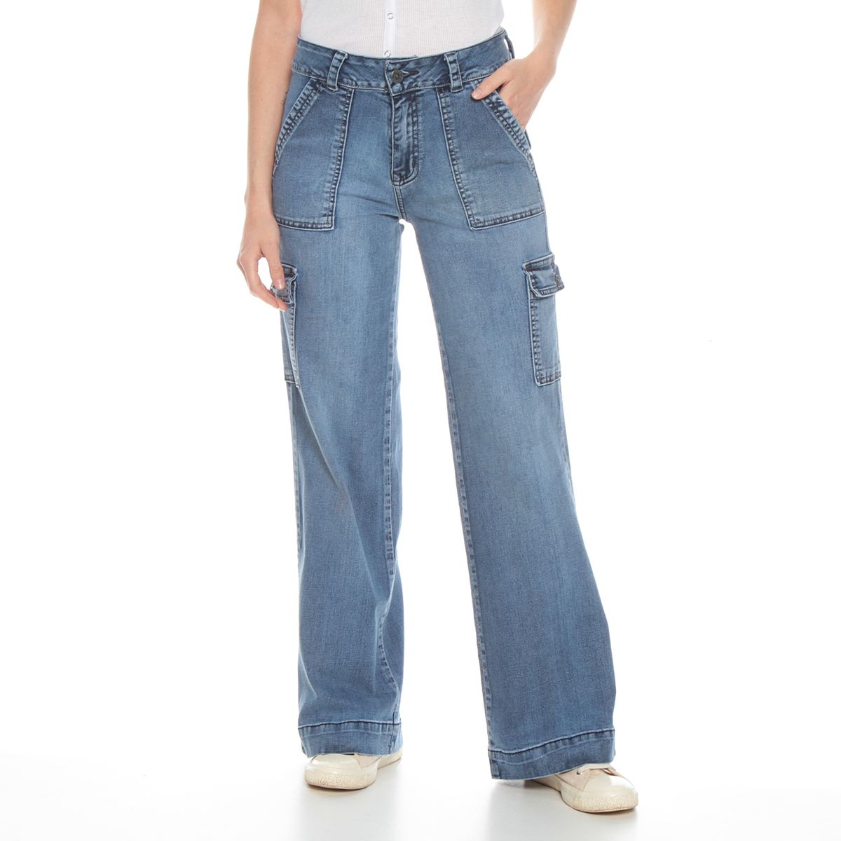 WADOS - Wados Jeans Palazzo Tiro Alto Mujer