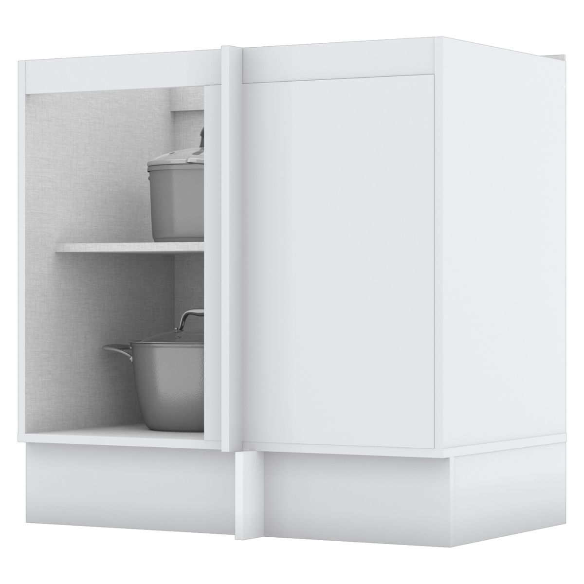 HOME MOBILI - Mueble Base Cocina 1 Puertas American Blanco Home Mobili