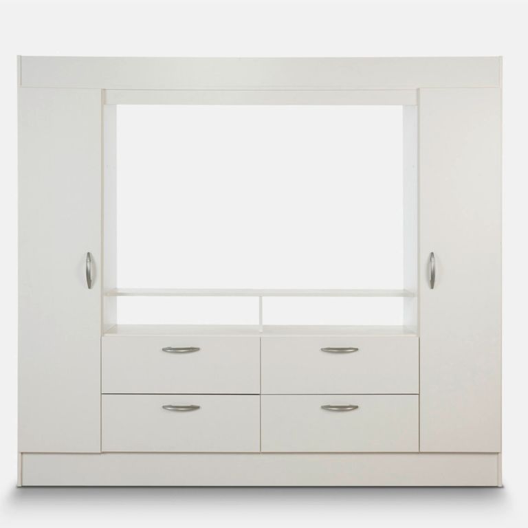 Clóset Baker Tv 55" 2 Puertas 4 Cajones