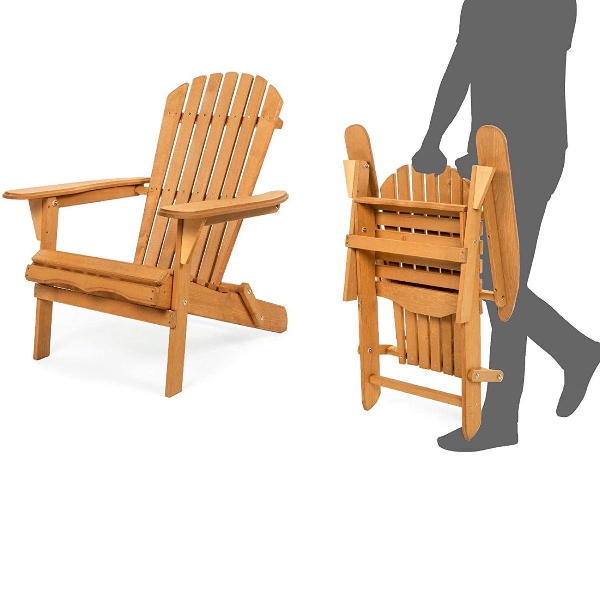 TECNOMOBILI - Silla Madera Muskoka Plegable Tecnomobili