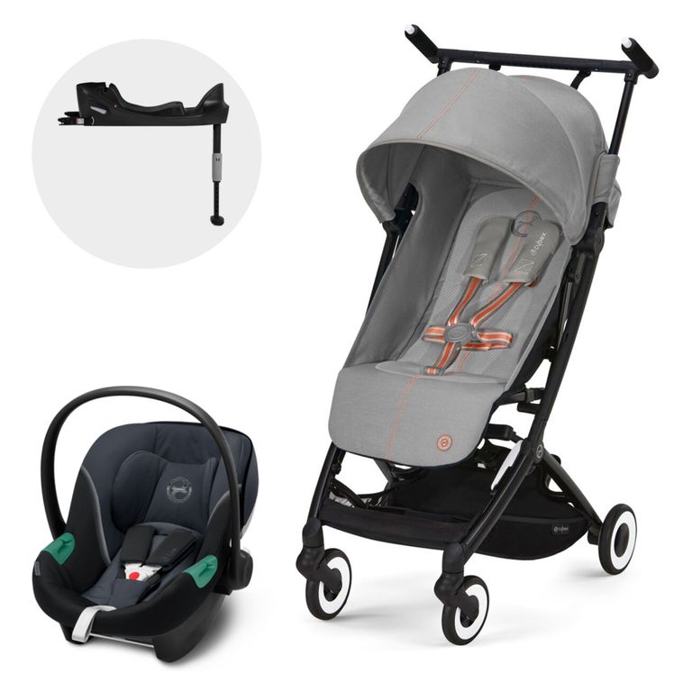 Coche Travel System Gris