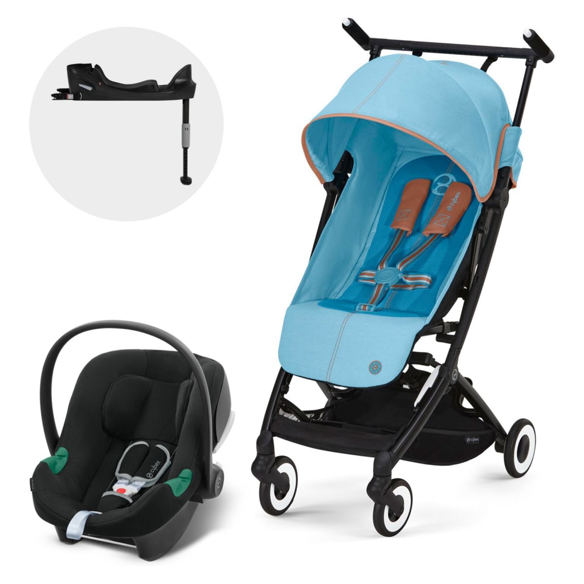 CYBEX - Coche Travel System Azul Cybex