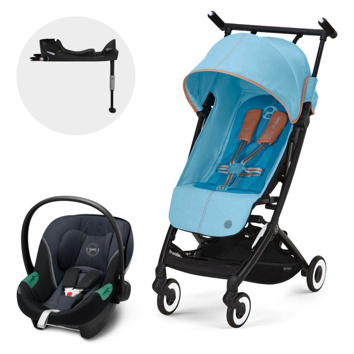 CYBEX - Coche Travel System Azul Cybex