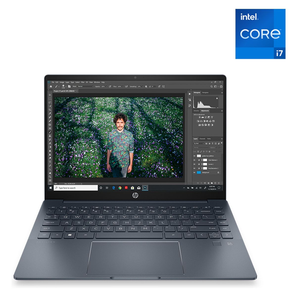 HP - Notebook HP Pavilion 14-EH0103LA Intel Core i7 12a 10 núcleos 16GB RAM 512GB SSD RTX 2050 OLED 90Hz