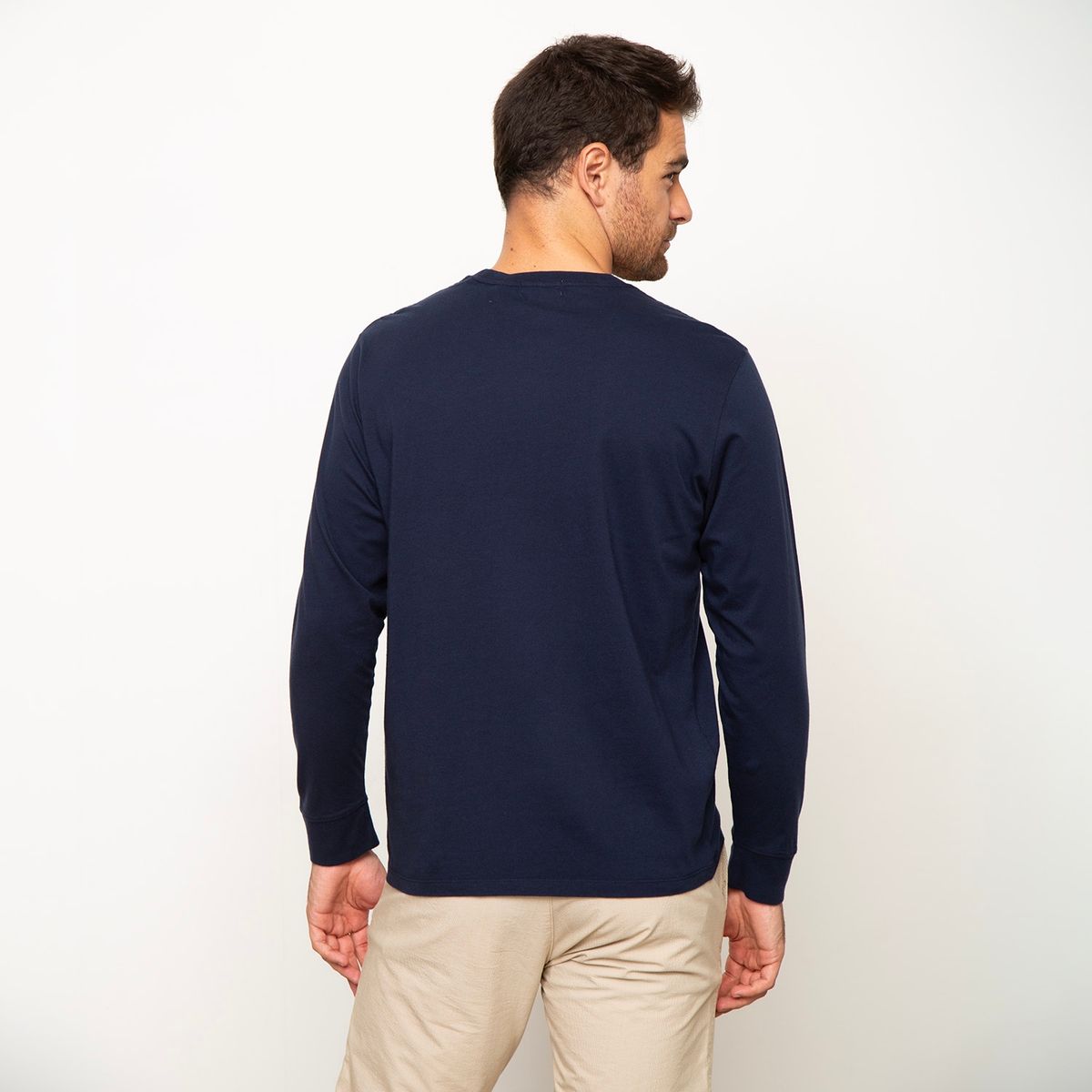 DOCKERS - Polera Manga Larga Algodón Hombre Dockers