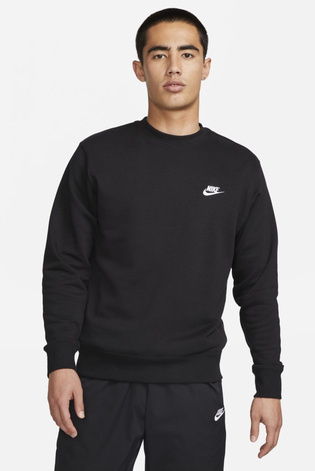 NIKE - Nike Polera Manga Larga Algodón Hombre
